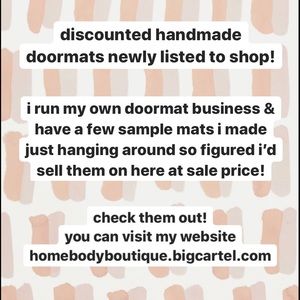 DOORMAT SALE